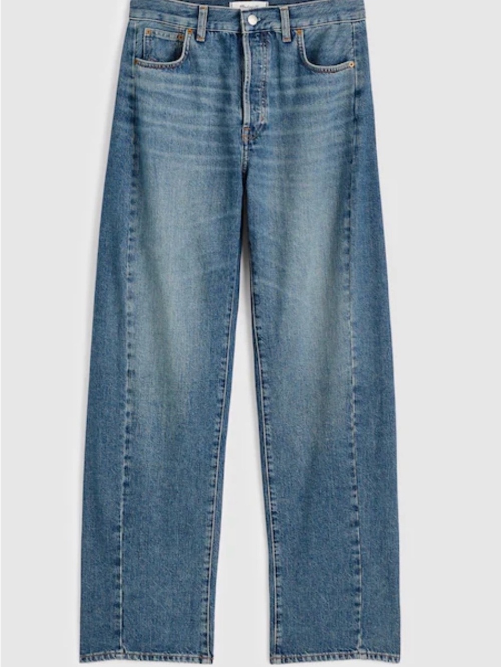 Madewell Women’s The Pieced Barrel-Leg Full-Length Jean.23.NWT.